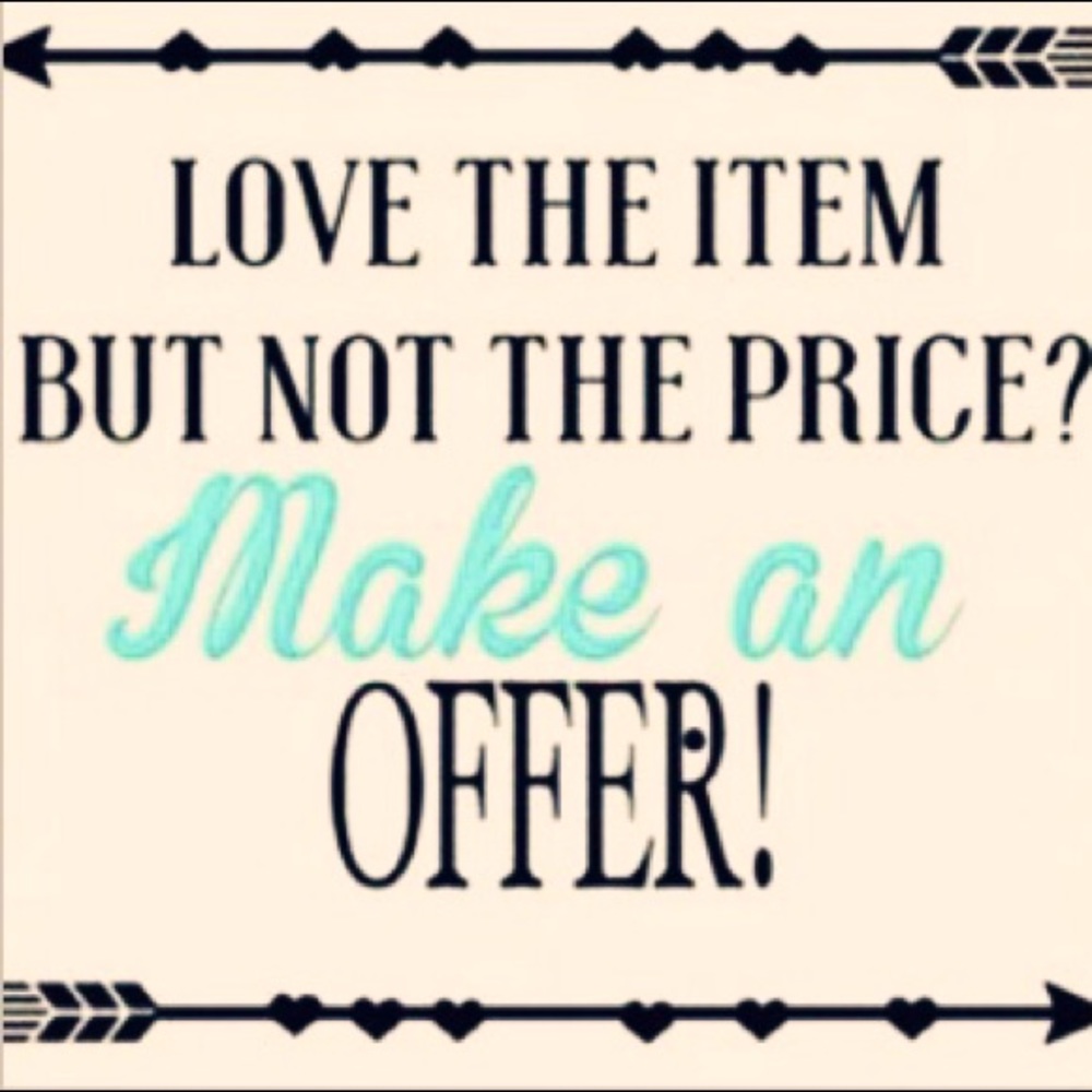 COPY - Like the item , but not the price ? Make an offer